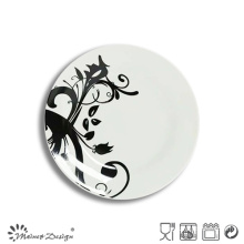 Popular White Porcelain with Full Decal Salad Plate